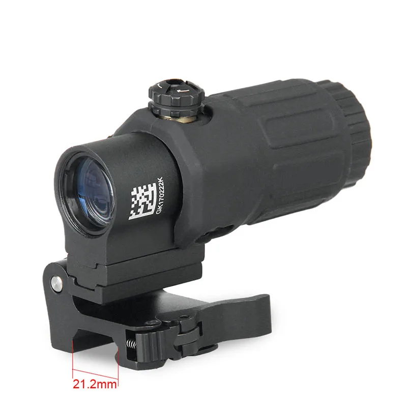 Tactical Holographic Hunting Sight Combo Set 558 Red Dot+G33 Magnifier Reflex Sight Open Reflex Optical Scope