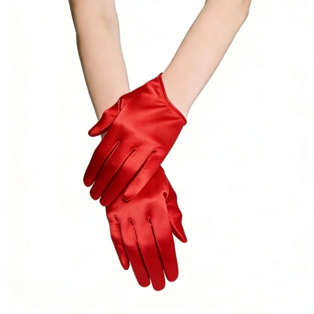 Anti-Slip Halloween Half Palm Gloves Palm Guard Breathable Dance Mittens Shock Absorption Durable Dance Performance Gloves