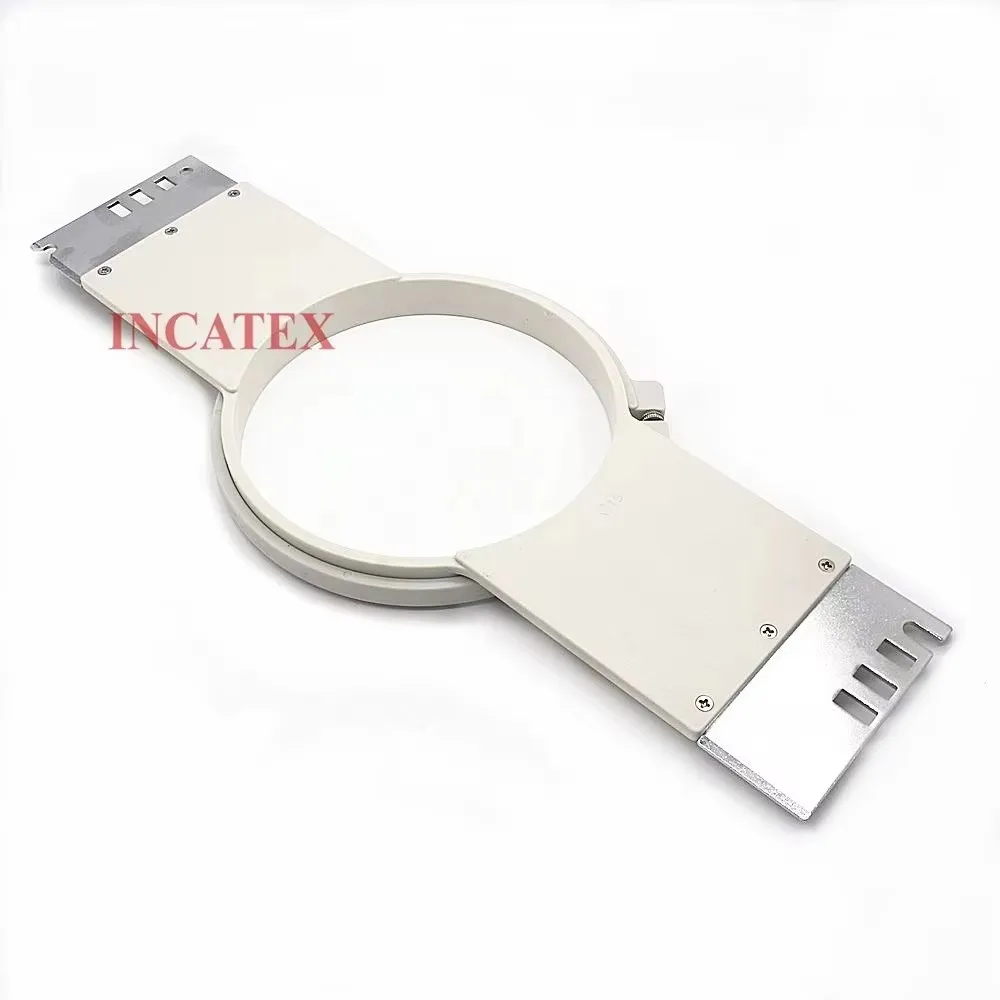 2 Pcs Good Quality Tajima China Cap Tubular Embroidery Machine Spare Parts Tubular White Frame Hoop 150mm Length 395mm