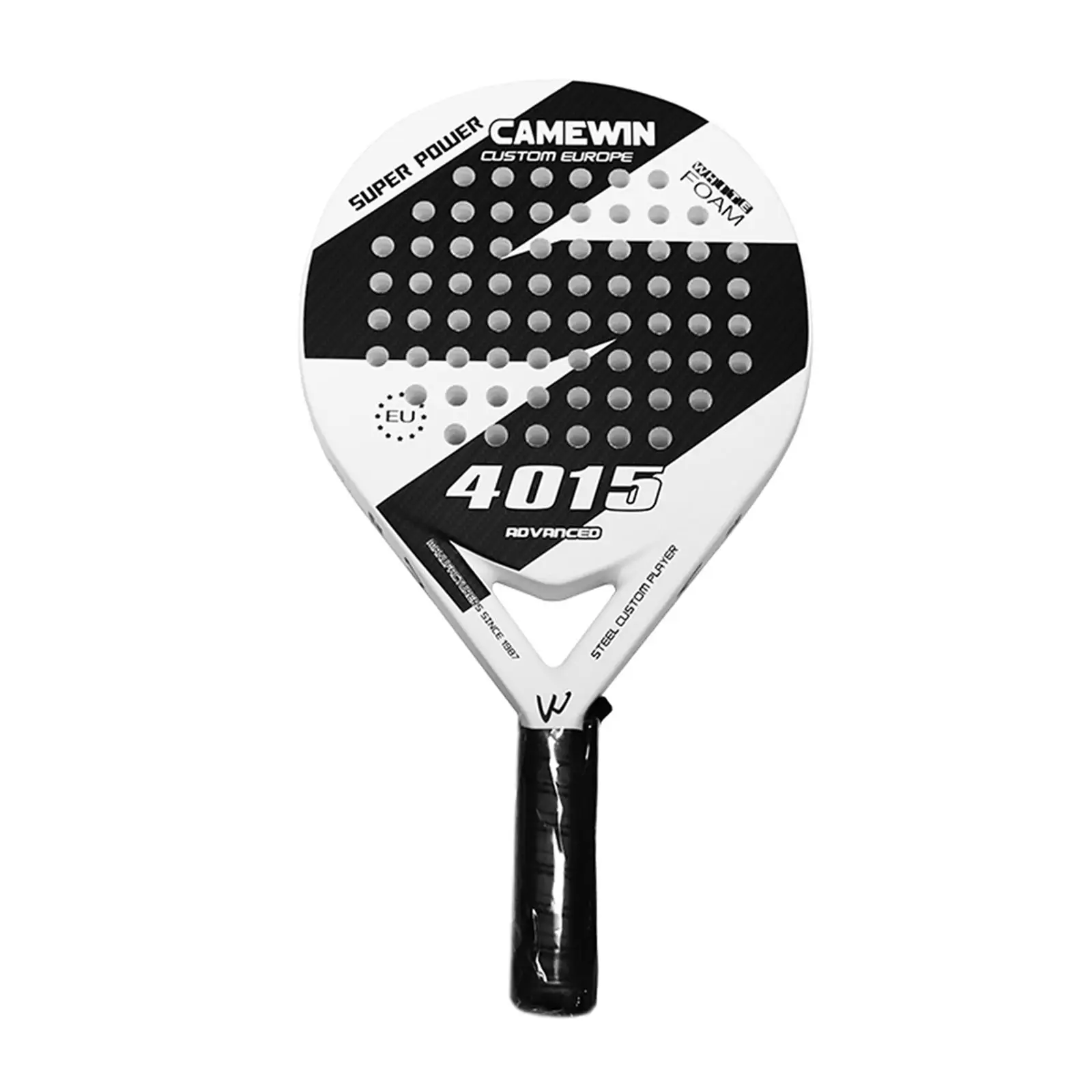 Beach Tennis Paddle Racket with EVA Foam Core Face Size: 25.5x27 cm Length: 45-47cm Paddle Racket for Tennis Sport Adult Unisex
