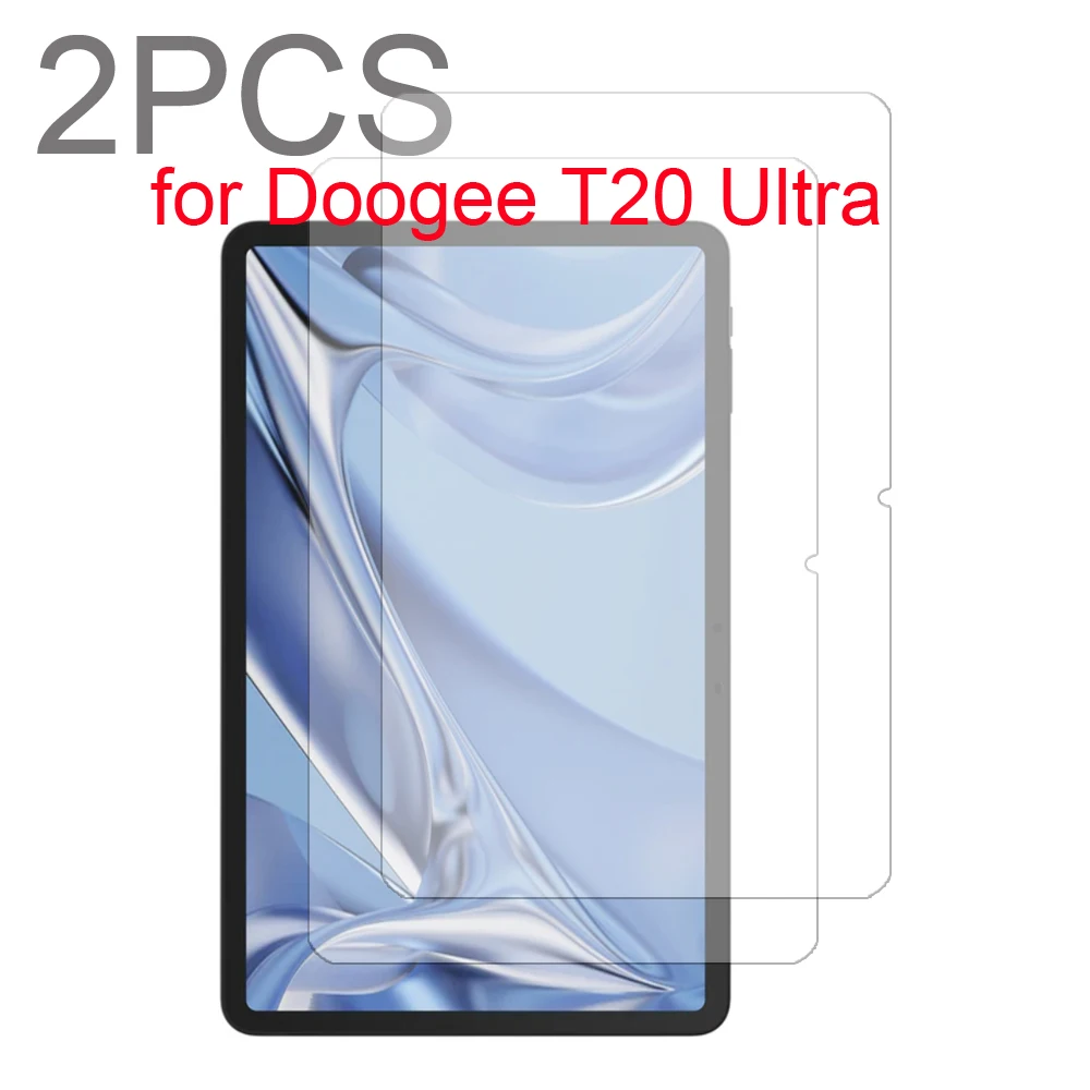 2PCS for Doogee T20 Ultra 12'' Tempered Glass Screen Protector Tablet Protective Film HD Clear