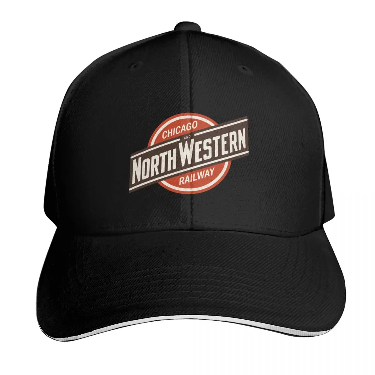 Chicago and North Western Railroad Baseball Cap Lightweight Packable Gift for Him Her Casual Daily Wear