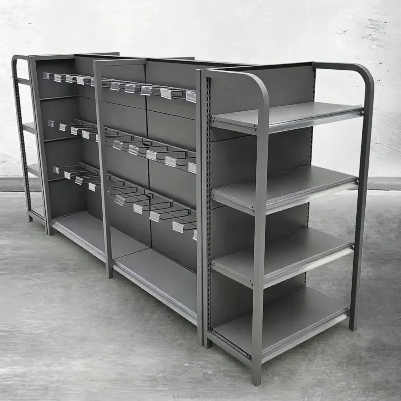 Layered baffle bread display rack directly from the manufacturer Metal circular storage rack Supermarket metal rack
