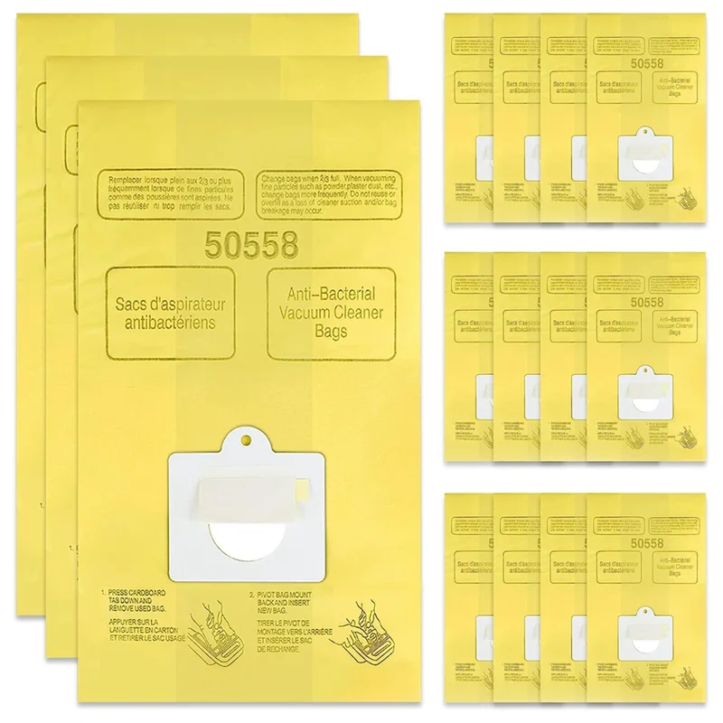 B46B-أكياس المكنسة الكهربائية لعلبة كينمور نوع C/Q 50558، 15 قطعة أجزاء أكياس مكنسة كهربائية #1