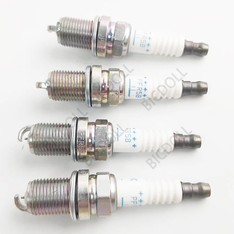 4/6Pcs Iridium Spark Plug 22401-AA570 PFR5B-11 For HYUNDAI SONATA INFINITI G20 Q45 SUBARU FORESTER LEGACY IV OUTBACK 22401AA570