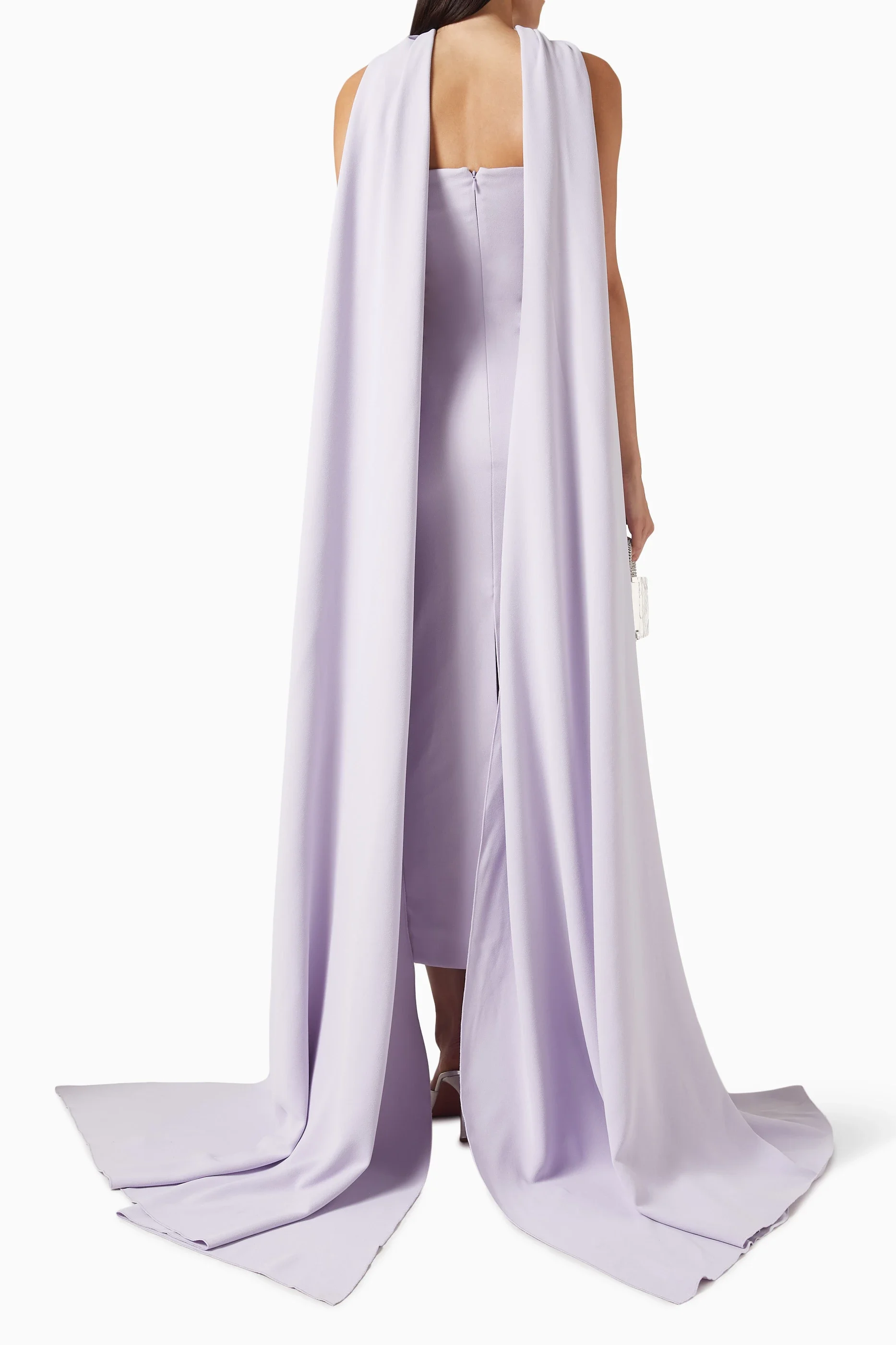 High Quality Customized Strapless Ankle Length Purple Sleeveless Zipper Kleider Damen Elegant فساتين حفلات التخرج Prom Dress view 5