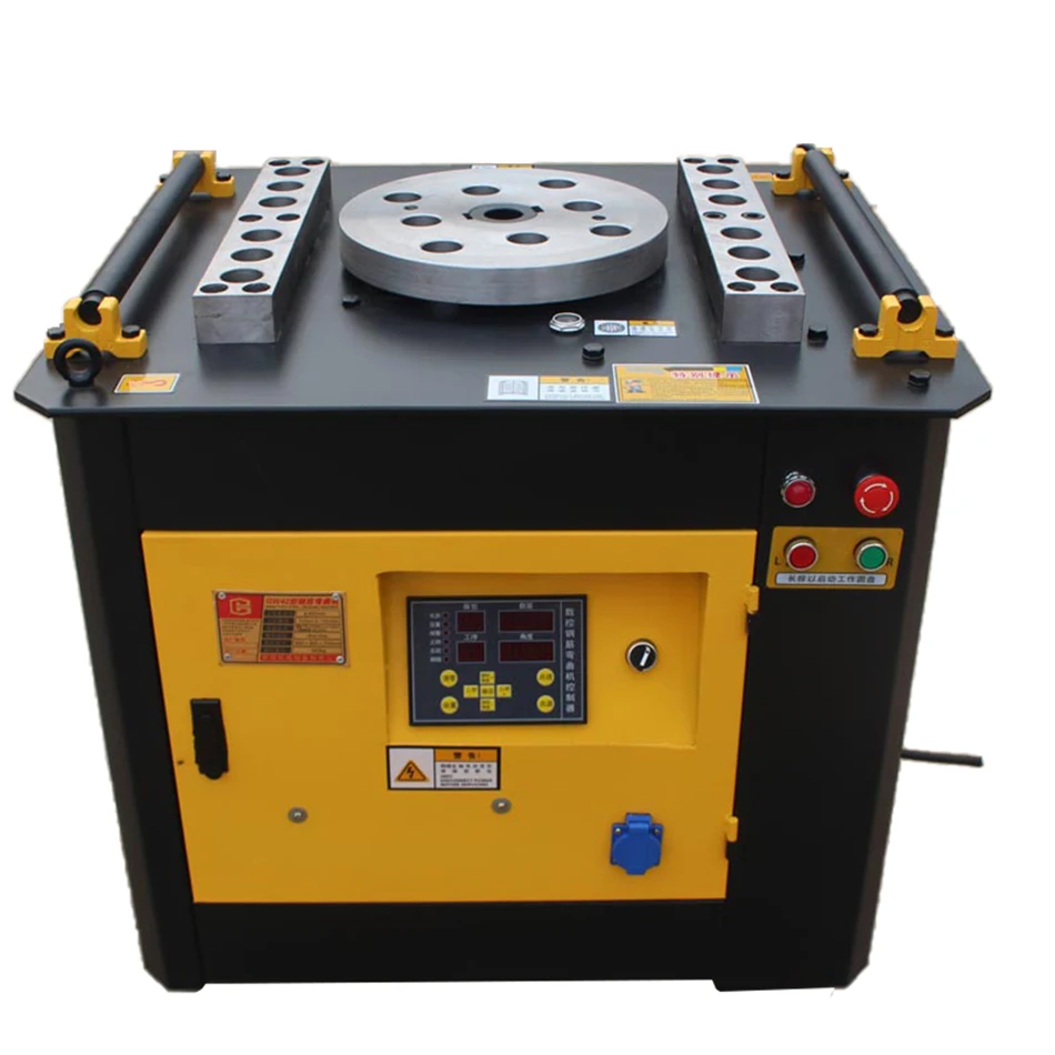 Wrought Iron Spiral Reinforcing Steel Bar Bender Automatic Rebar Bending Machine