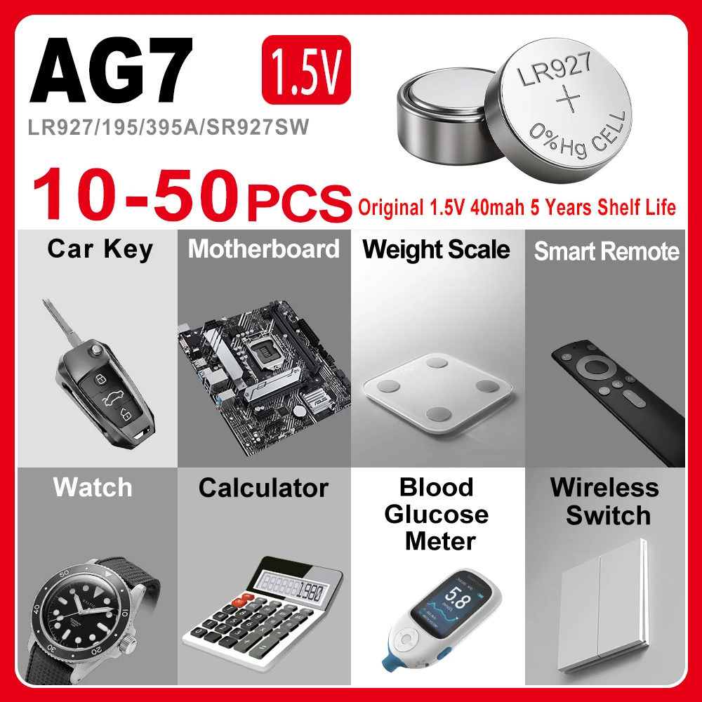 AG7 Watch Battery 3…
