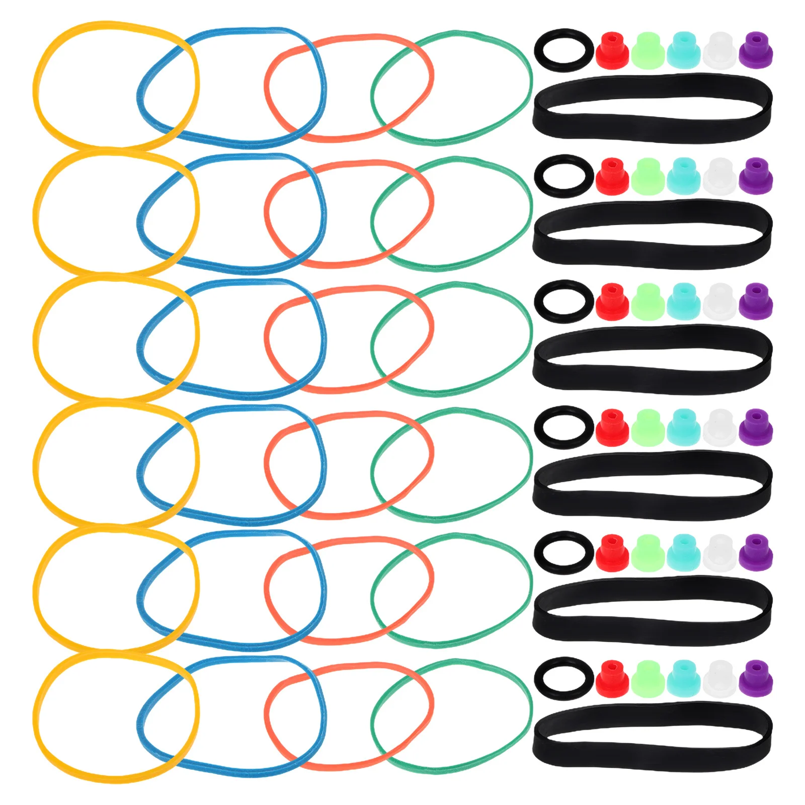 

Tattoo Machine Parts Kit Silicone Sealing Rings Rubber Bands Pin Cushions Storage Box Professional Tattoo Artists Supplies