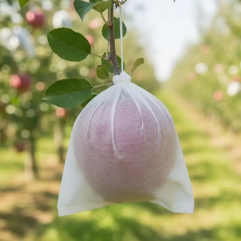 100Pcs Non Woven Grape Protective Bags Waterproof Breathable Prevent Birds Rain Damage For Orchard Home Garden Use