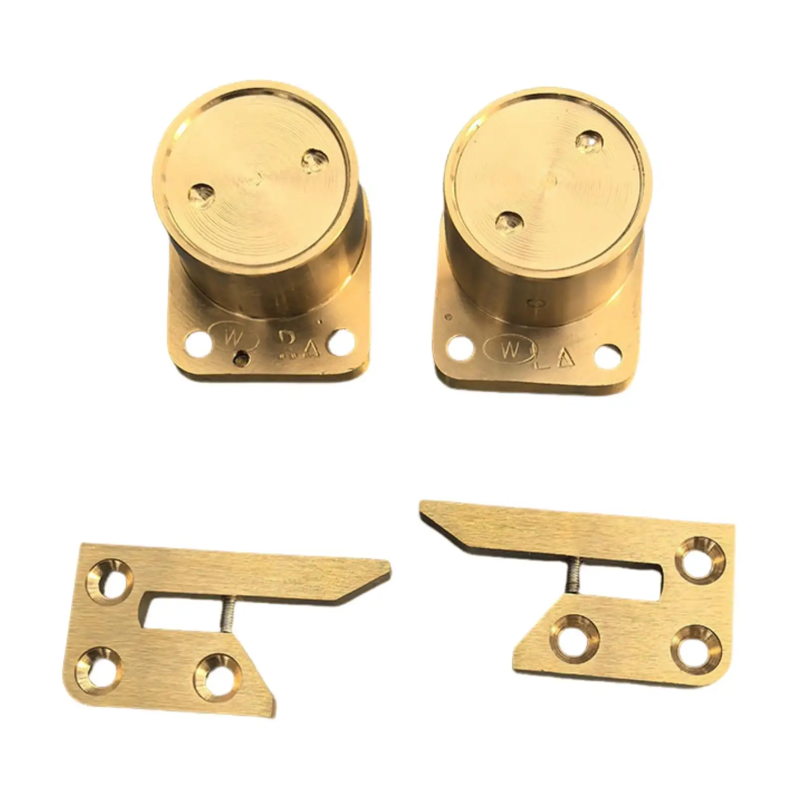 1 Pair Piano Slow Close Device Instrument Accessory Hand Guard for Smooth Descent Hydraulic Pressure Fallboard Brass