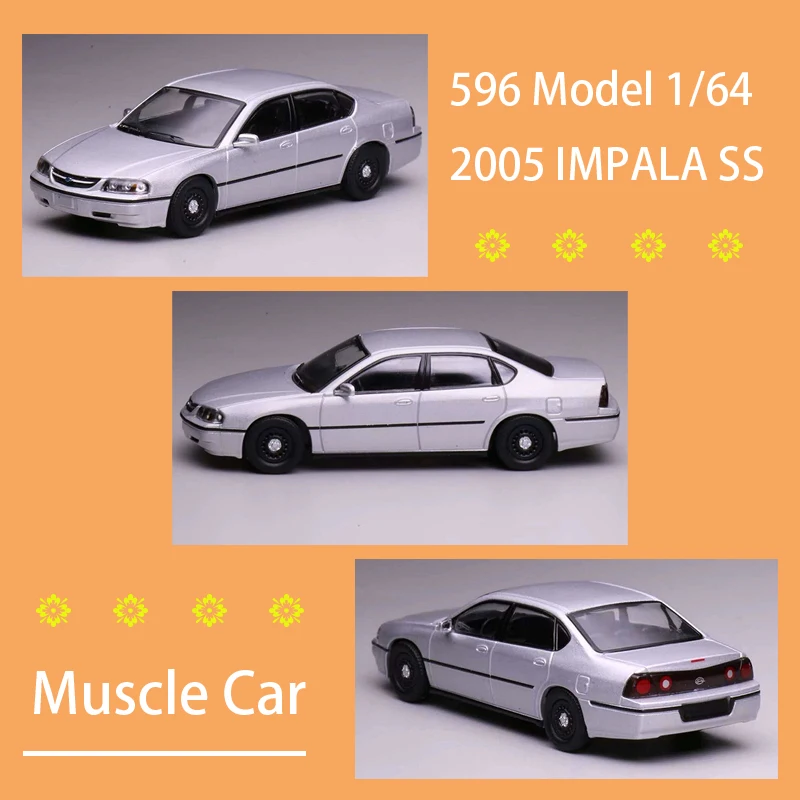 596 Model Alloy 1/64 Scale 2005 IMPALA SS Muscle Car Model Static Collection Decorated Souvenir Gift Hobby & Toys