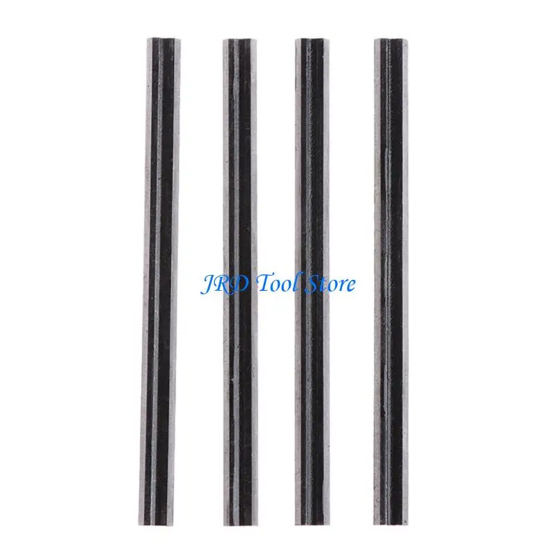 A2UD Electric Planer Replacement Blade 10Pcs Manganese Steel Construction for Smooth Cutting Tasks