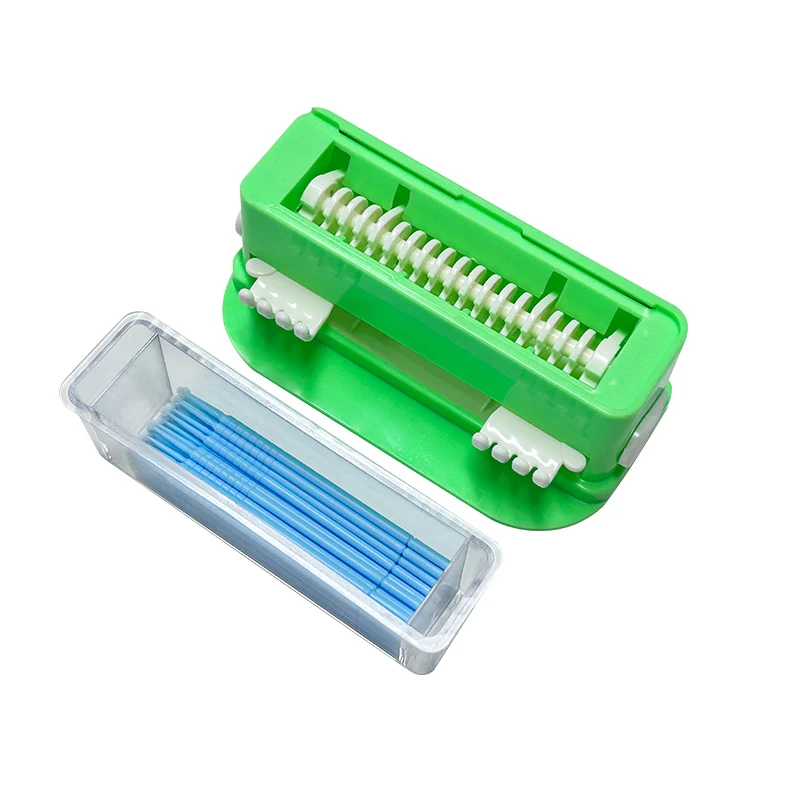 Dental Micro Applikator Dispenser Halter Einweg Pinsel Tipps Container Fall Baumwolle Stick Lagerung Box Zahnarzt Organizer Werkzeuge – Detail 10