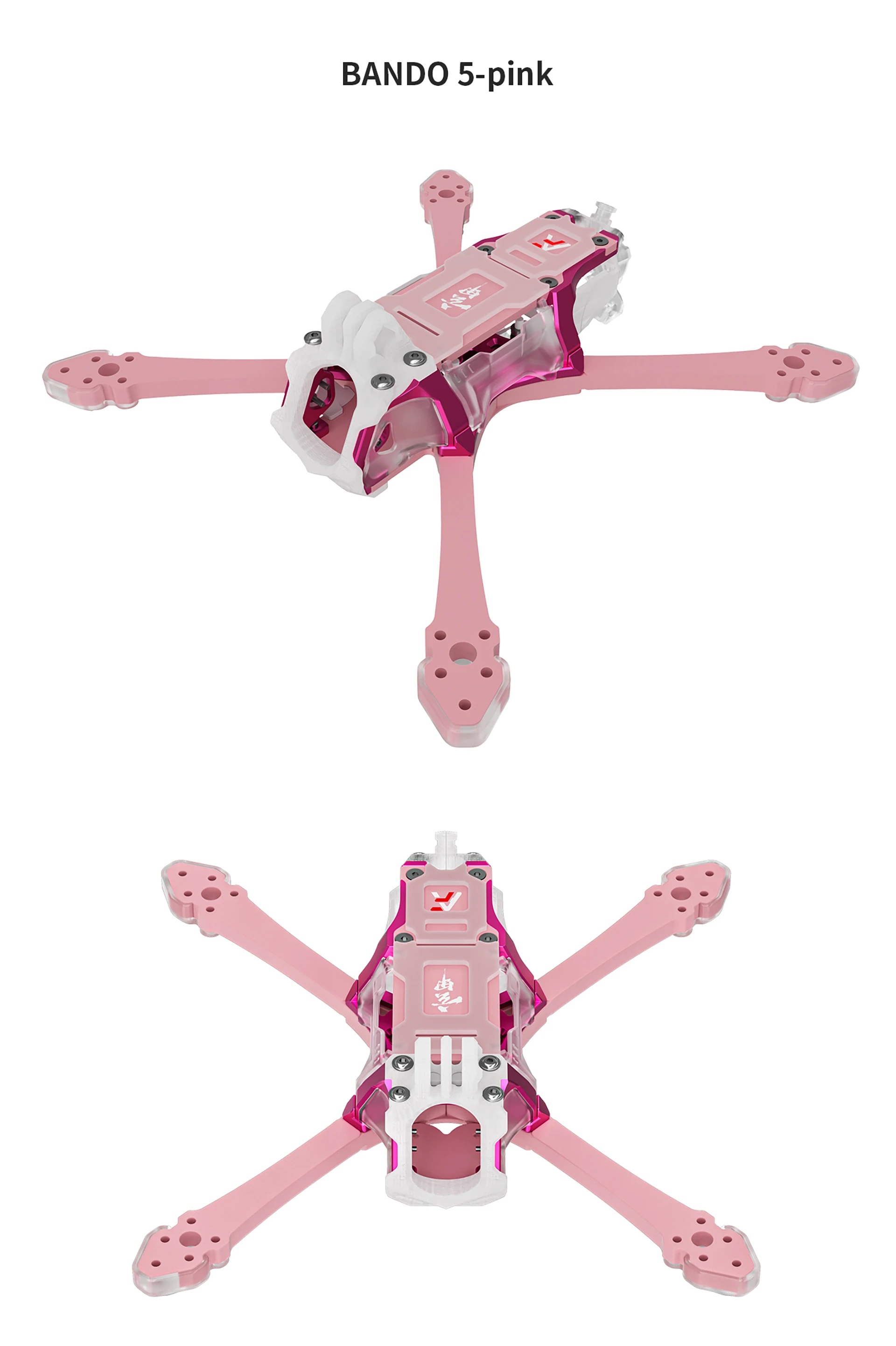 Axisflying 5-Zoll True X FPV Freestyle Rahmen aus T700 Kohlefaser mit 51466 V2 3-Blatt-Propellern DIY Quadcopter-Kit für 4-6S FPV Drohne – Detail 8