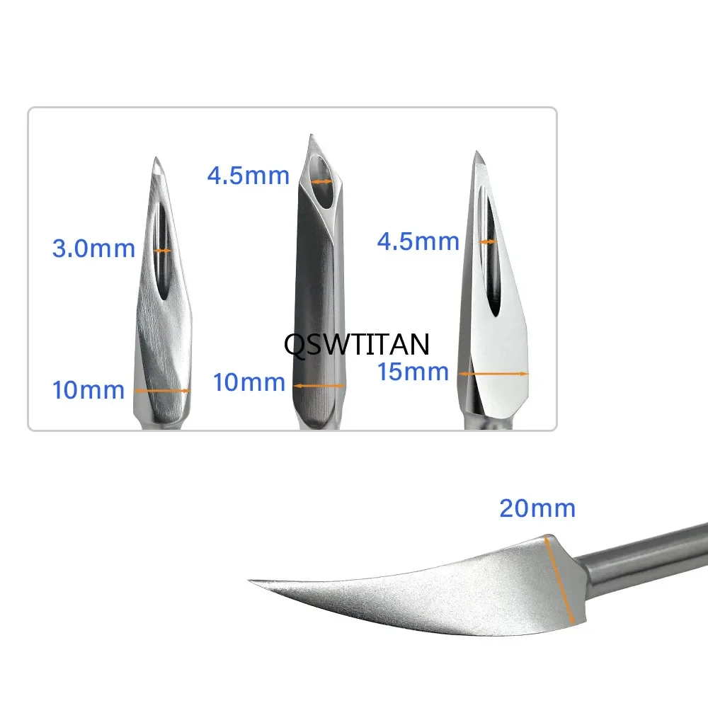 العظام لكمة ثقب فتاحة الفخذ داخل النخاع مسمار ثقب جوفاء فتح مسمار مخروط دليل أداة العظام