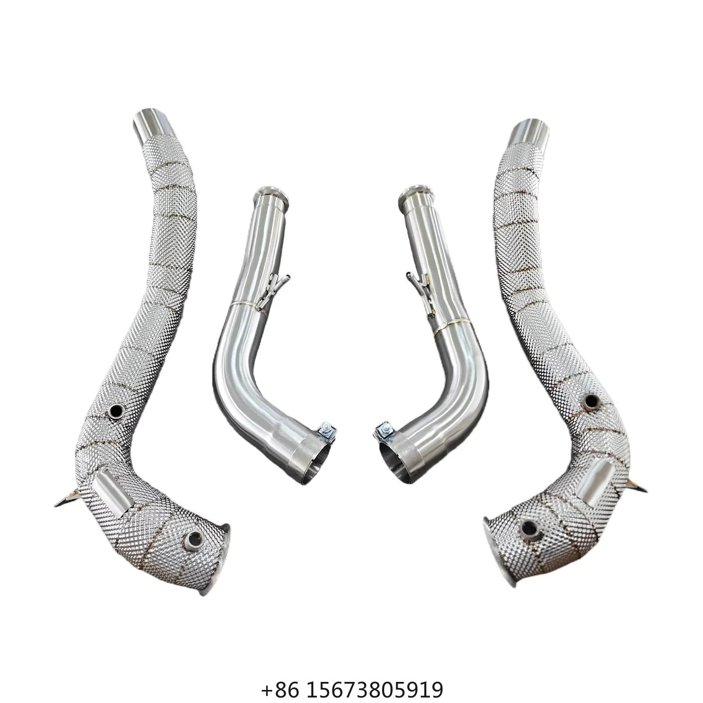 

Теплозащитный экран и даунпайп для G63 G500 G550 W464 4.0T V8, для внедорожников W464, из нержавеющей стали, с высокой пропускной способностью, улучшающий характеристики