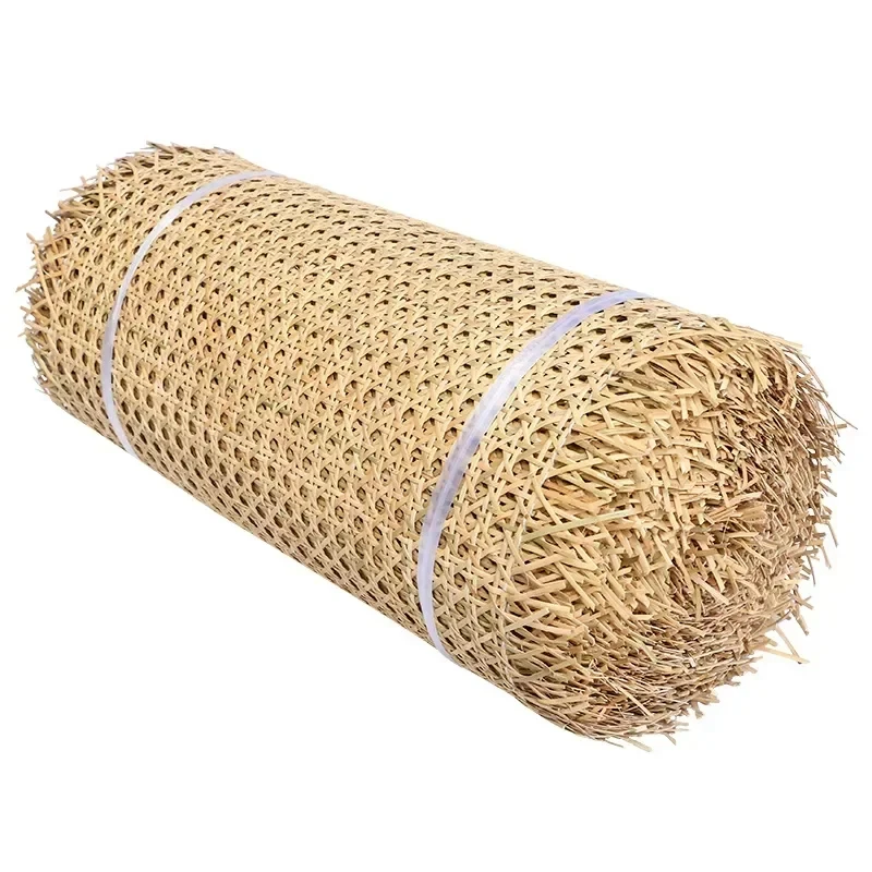 Natural Real Rattan Handmade Woven Belt Furniture Repair Material for Furniture Chairs Table Cabinets DIY Woven Open Mesh Canes