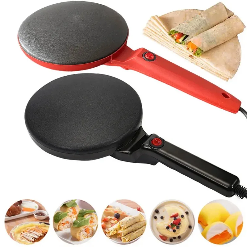 Automatic Pancake Making Machine Instant Heating DIY Snack Burrito Baking Pan Crepe Maker Spring Roll Flapjacks Lasagna Skille