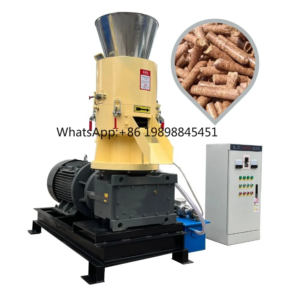 新型フラットダイ木質ペレット製造機バイオ燃料製造機フラットダイウールペレタイジングマシン