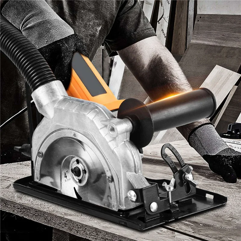 ABMH-2X Hand Angle Grinder Converter Refit Electric Chain Saw Circular Saw Bracket Base Angle Grinder Bracket