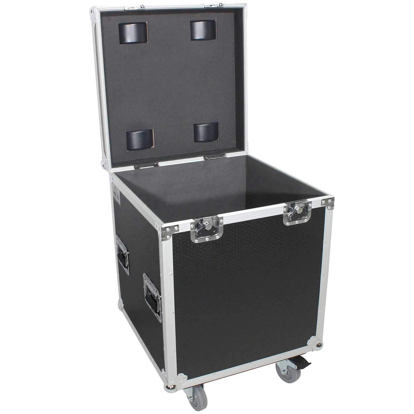 Hard Aluminum Flight Case with Wheels for Audio