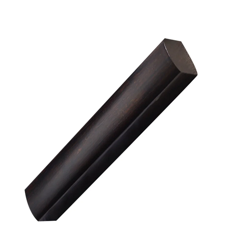 

1 Pair Solid Wood Paperweight Black Catalpa Wood Chinese Calligraphy Tool For Writing Painting Study Stationery Supply Art Craft