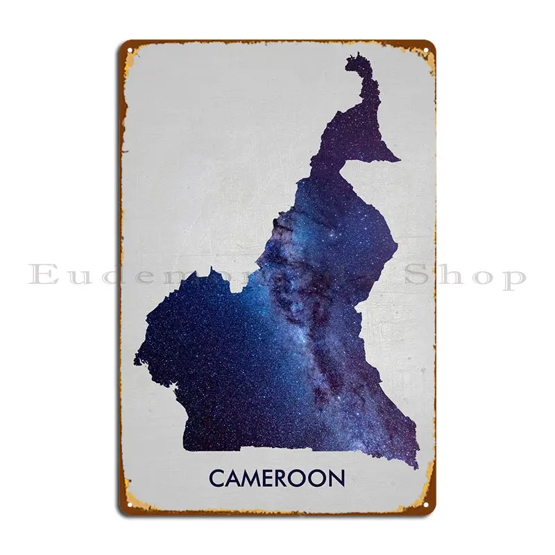 

Cameroon Metal Sign Garage Wall Decor Funny Plaques Tin Sign Poster