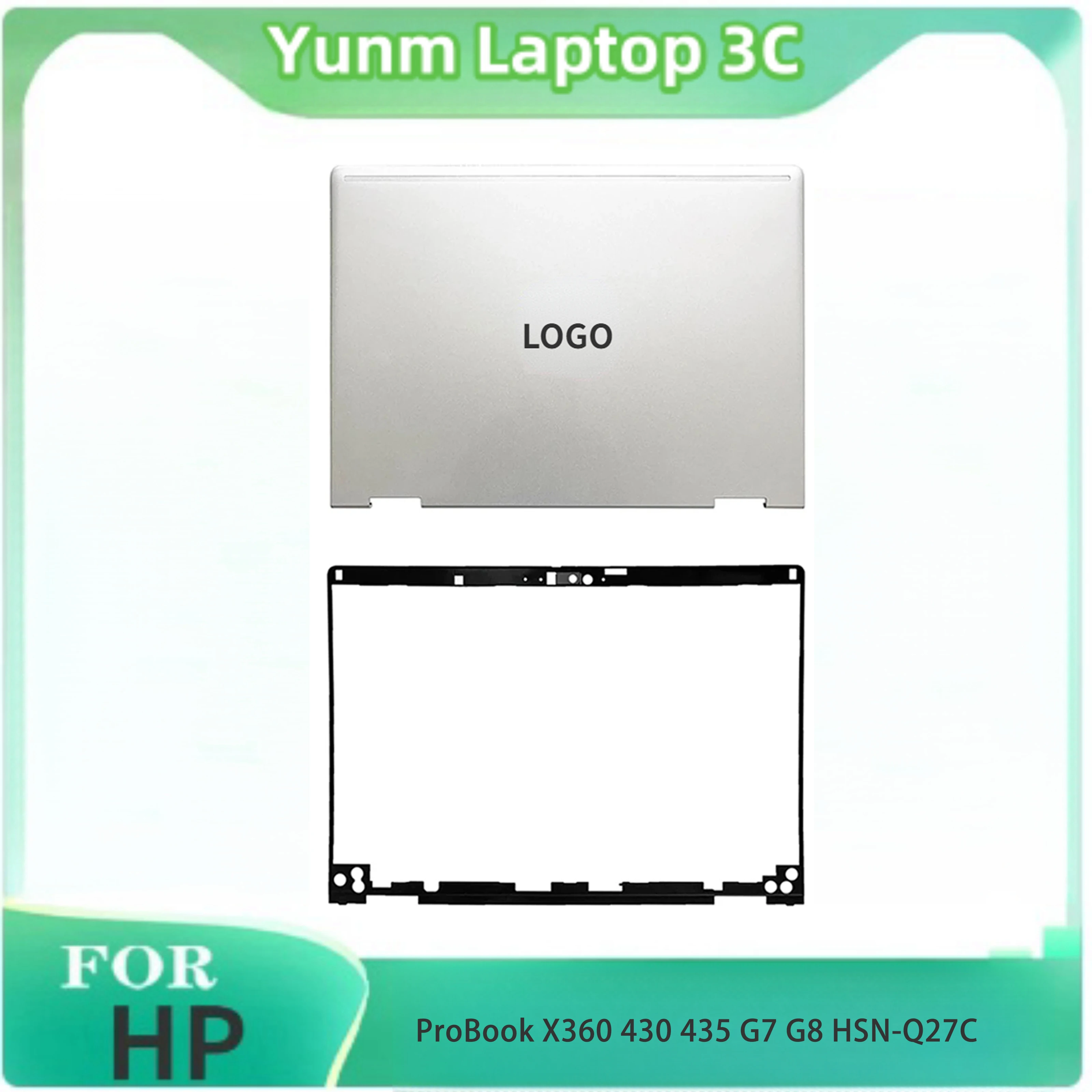 

For HP ProBook X360 435 430 G7 G8 HSN-Q27C laptop screen back cover front bezel frame palm rest bottom shell upper lower case