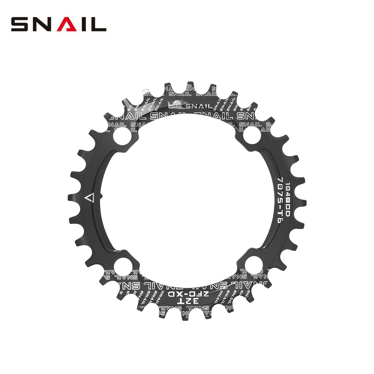 SNAIL 7075-T6 CNC Aluminum Narrow Wide Chainring For MTB 1x Drivetrains– 32T 34T 36T 38T 40T 42T