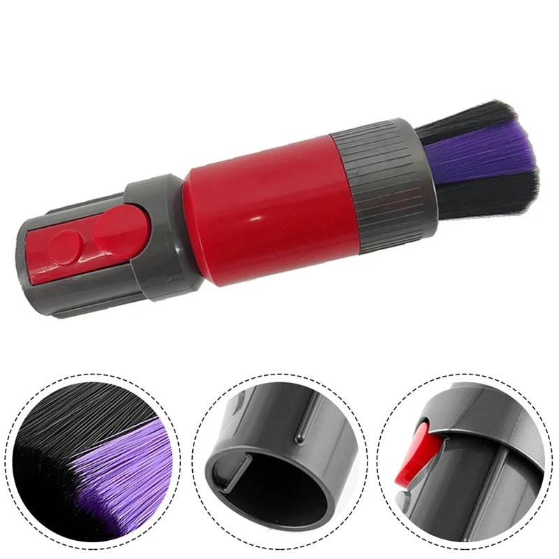 For Dyson V7 V8 V10 V11 Vacuum Cleaner Accessories Dust Removal Soft Brush Clean Without Trace With Hose+Switch Lock