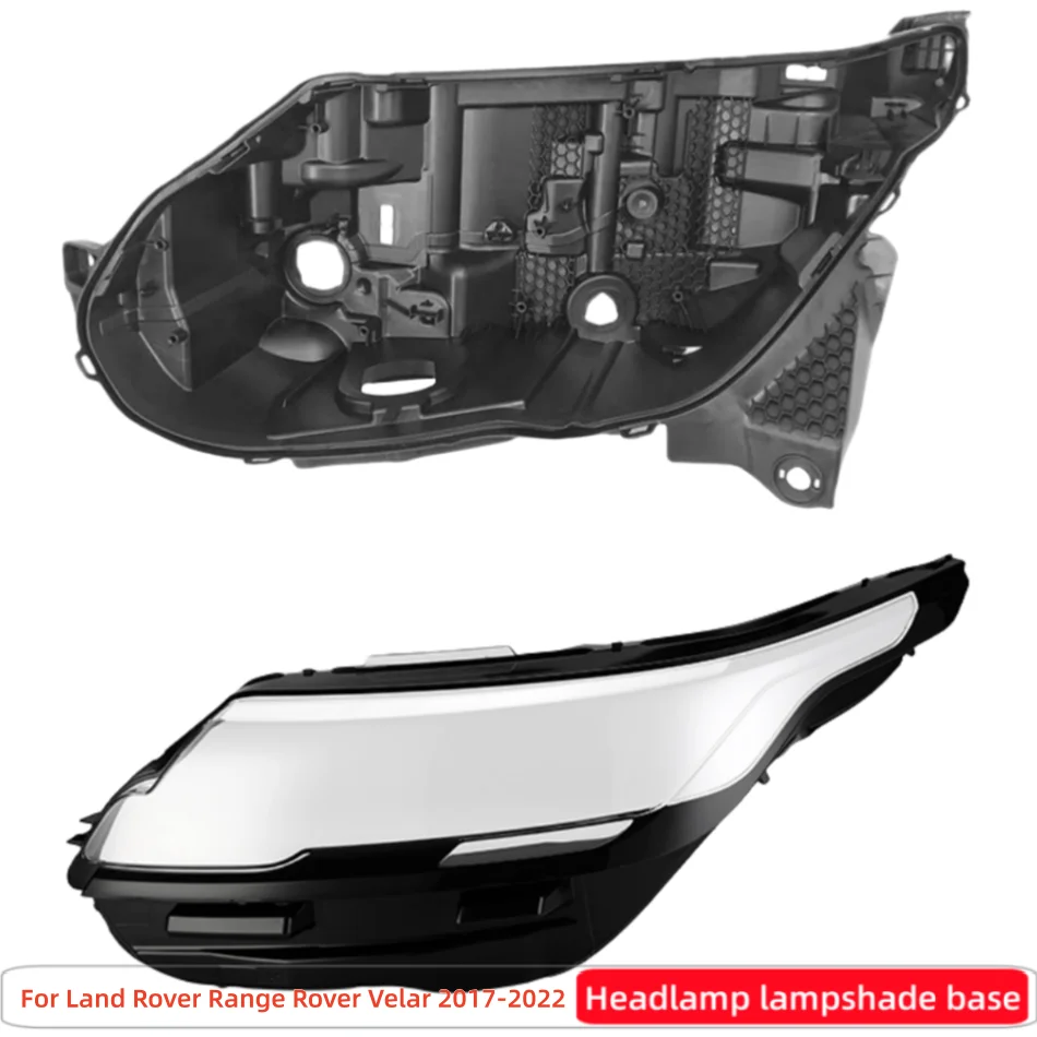 For Land Rover Range Rover Velar 2017 2018 2019 2020 2021 2022 Car Accessory Base Head Lamp Shell Back Casing Glass Shell