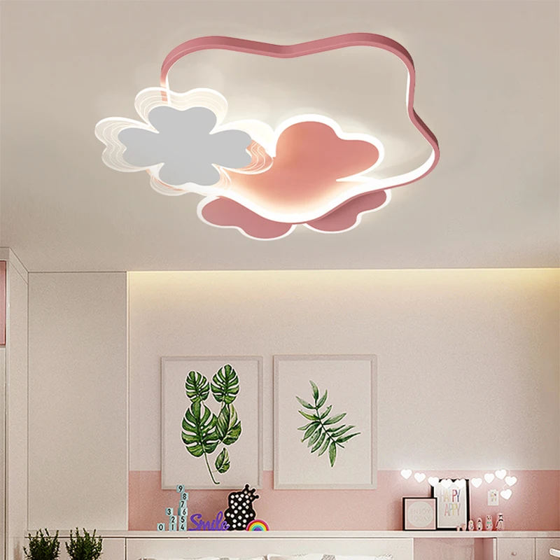 

Cute Led Ceiling Light Creative Flower Design Ceiling Lamp for Dining Room Bedroom Kitchen Living Room Home Indoor Decor Fixture