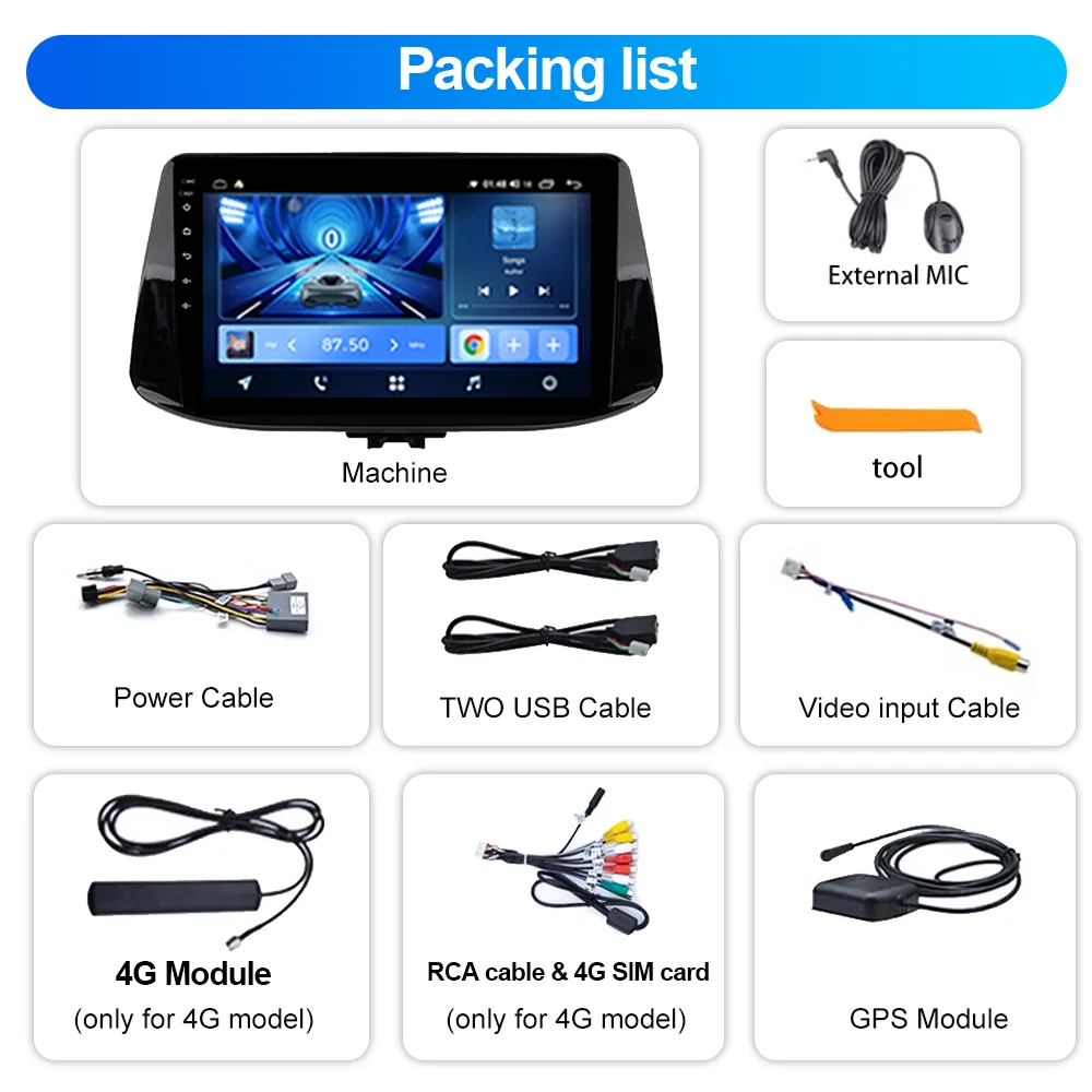 أندرويد 15 راديو السيارة لشركة هيونداي i30 2017 2018 2019 2020 2021 السيارات ستيريو QLED شاشة مشغل وسائط متعددة لتحديد المواقع والملاحة Carplay #6