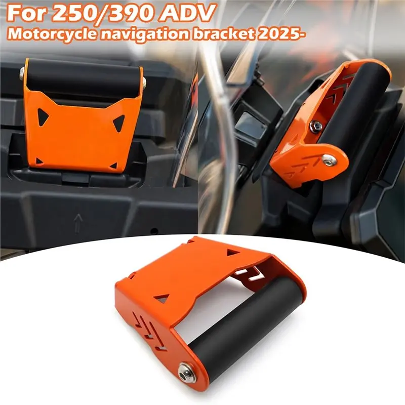 【Top Store!!】 GPS Navigation Plate Bracket Stand Support Motorcycle Accessories For 250 390 ADV 2025 Phone Holder