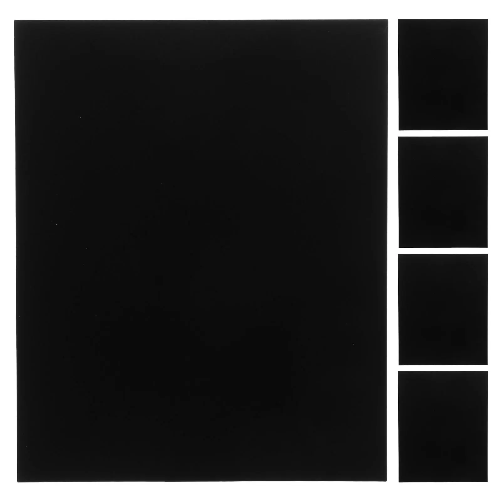 

5Pcs Anodized Aluminum Sheet Black Aluminum Panel Engraving Blank Plates Office Signs Door Panel Reflector Plates Metal