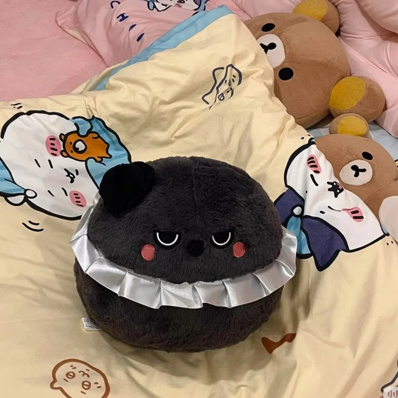 

Мягкая круглая подушка-игрушка в виде милого мультяшного животного, 30 см/50 см, для дивана, кровати, изголовья, общежития, подарок для девочек на праздник