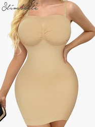 Seamless Strapless Shapewear Full Slips for Under Dresses Slimming Waist Corset Tummy Control Butt Lifter Body Shaper Silp Dress