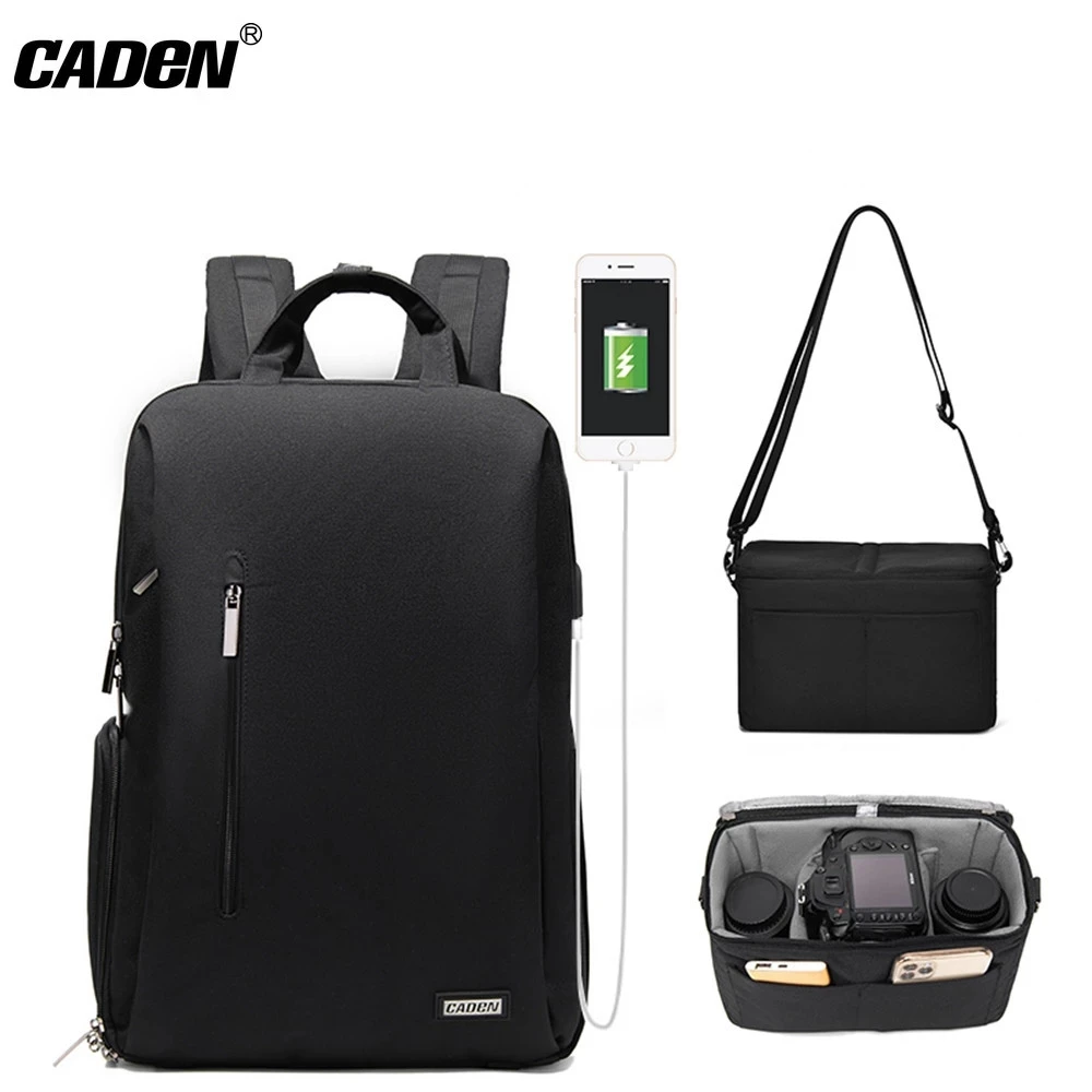 

Multifunctional Camera Bag Photography Backpack Waterproof for Canon Nikon Sony SLR Micro Single Camera Lens Flash Tripod