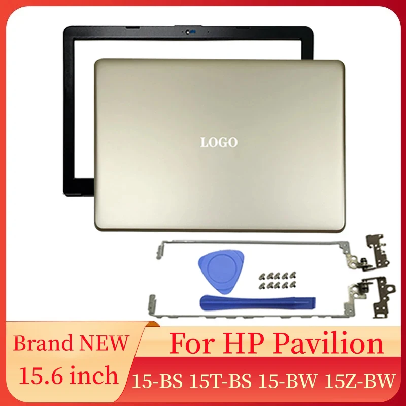 NEW Original Laptop LCD Back Cover/Front Bezel/Hinges For HP Pavilion 15-BS 15T-BS 15-BW 15Z-BW 250 G6 255 G6 Gold 924893-001