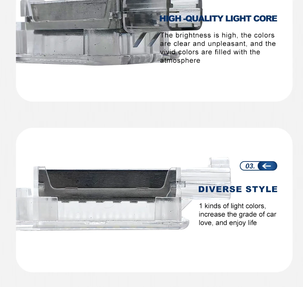 1 Stück Auto-LED-Kofferraumbeleuchtung, Heckklappenlampe 12V Weiß für Honda Civic 11. Generation 2022-2026 Civic Hybrid 2025 – Detail 12