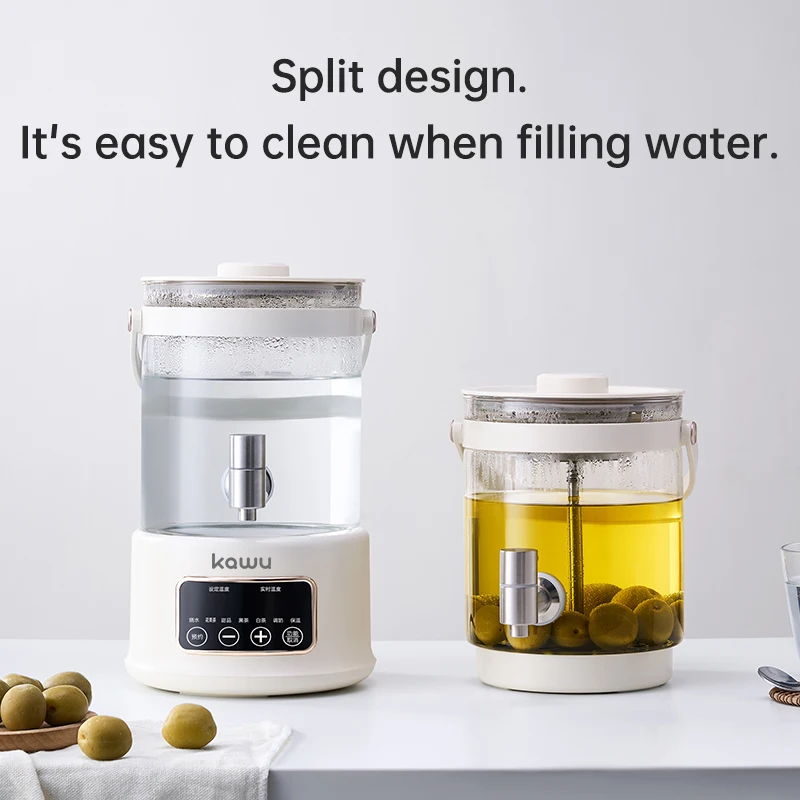 Pote de saúde de torneira, guisado e fervente em um, pote multifuncional de grande capacidade para fazer chá e água fervente