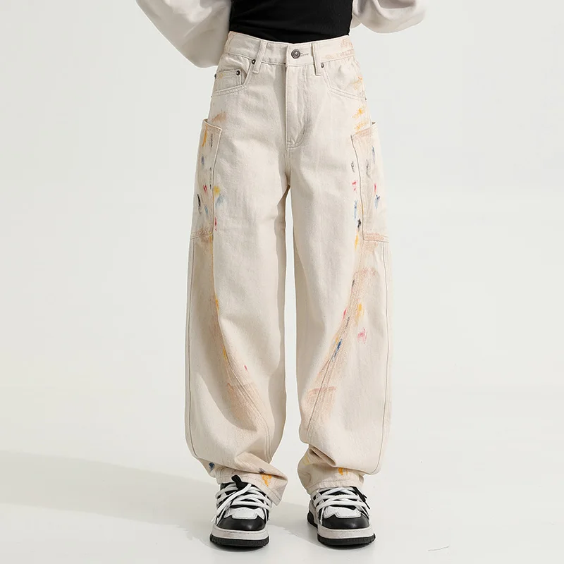 

Женские брюки-парашюты цвета хаки, мешковатые брюки с принтом граффити, спортивные штаны в стиле Харадзюку, японский стиль 2000-х, Y2k, винтажные брюки 90-х годов, 2025 г.