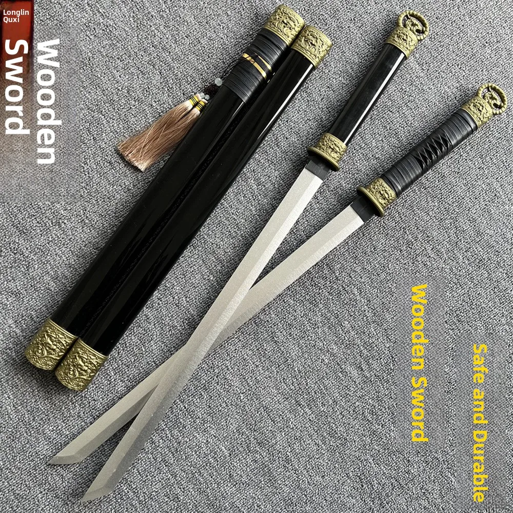 bamboo-sword-with-sheath-traditional-martial-arts-practice-toy-sword-for-stage-photography-props-dual-fighting-wooden-sword