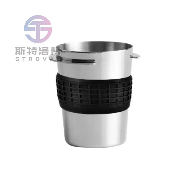 Stocked Eco-Friendly Stainless Steel 304 Barista Tools Dosing Cup Minimalist Design for 58mm Coffee Tampering