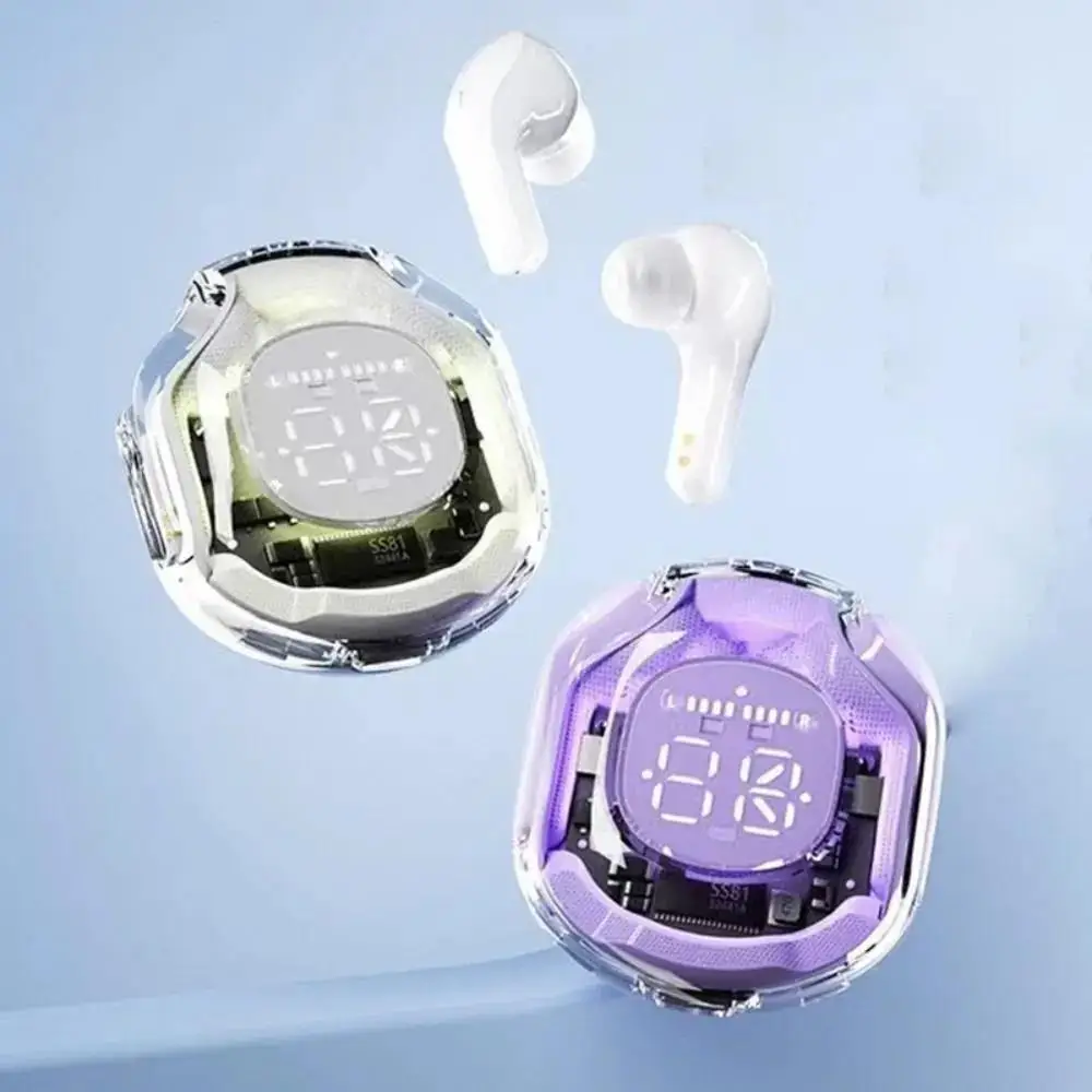 الأصلي T2 TWS سماعات لاسلكية بلوتوث 5.3 سماعة ENC LED الطاقة شاشة ديجيتال ستيريو الصوت سماعات ل سماعات الأذن الرياضية