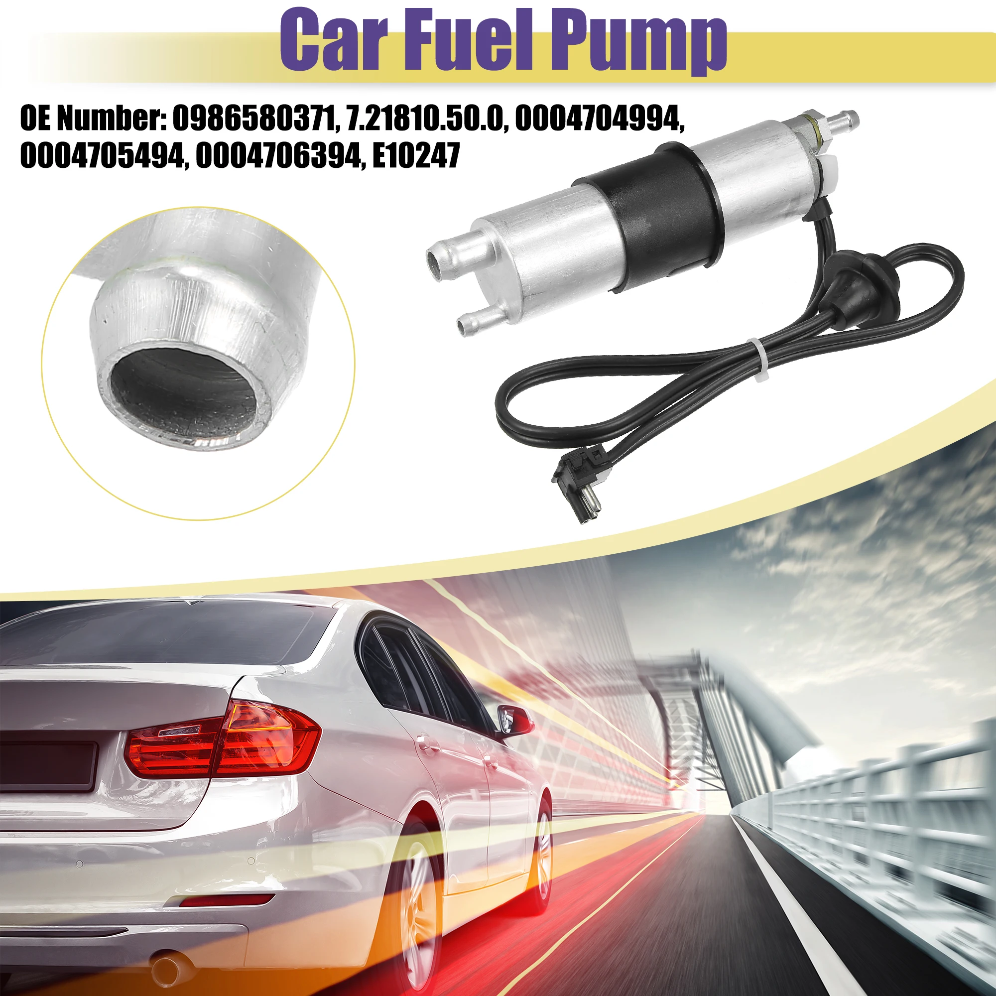 Car Fuel Pump 0004704994/0004705494/0004706394 for Mercedes-Benz C36 C230 C280 CLK320 AMG 1994-2003 Replace Accessory