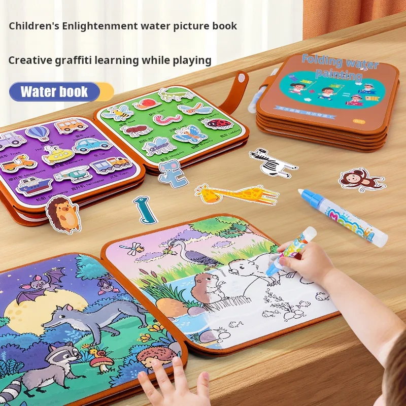 Magical Water Painting Book Cloth Book Repeated Doodling And Toys Early Education Enlightenment In Kindergarten