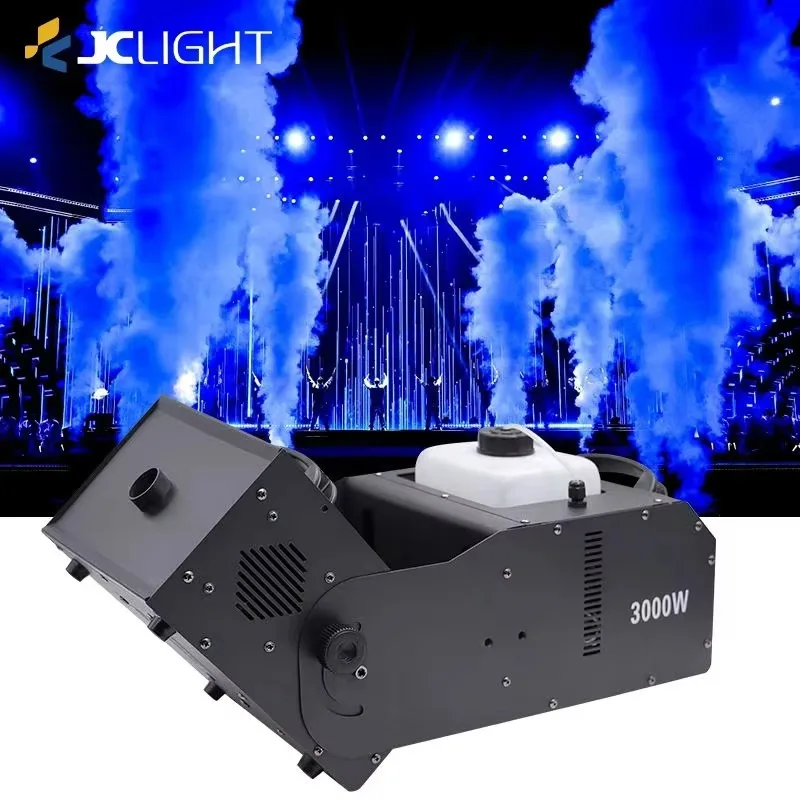 3000W Angle Adjustable Heavy Duty Smoke  High Output Fog Generator for DJ Wedding Festival Stage Atmosphere FX