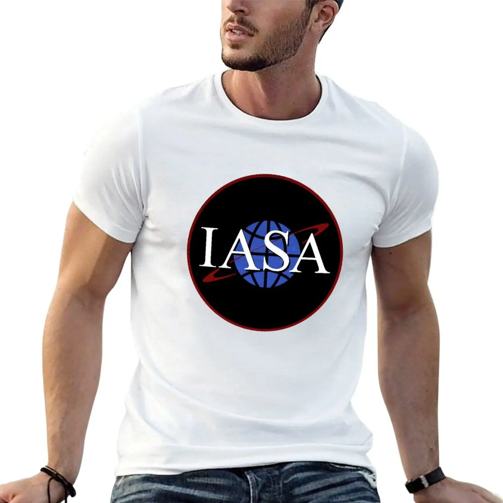 Farscape - Camiseta masculina da Administração Internacional de Aeronáutica e Espaço (IASA), camiseta de marca de luxo de alta qualidade